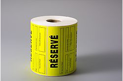 Etiquettes adhésives - Pastilles pré-imprimées