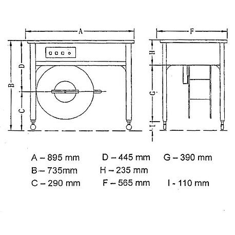 Cercleuse semi-automatique EXS 206