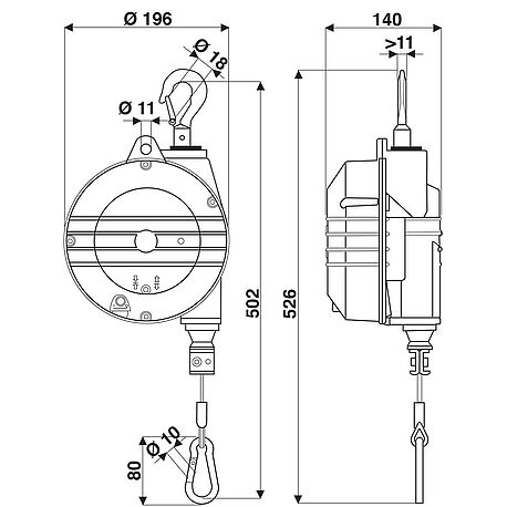 Equilibreurs de charge de 2 à 10 kg 